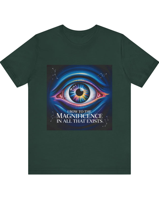 "I Bow to the Magnificence in all that Exists" Men's and Women's Jersey Short Sleeve Tee