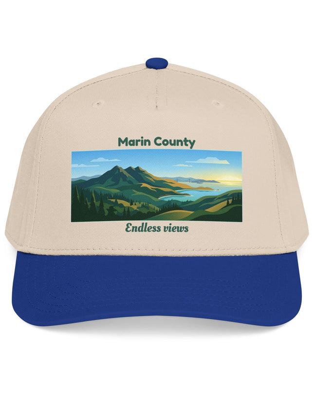 "Marin County - Endless Views" Mid Profile Baseball Cap
