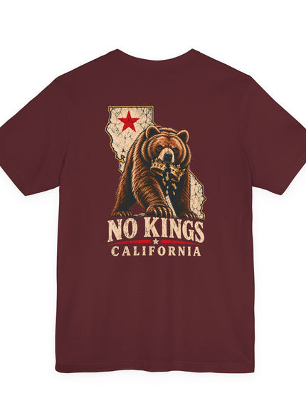 "No Kings Day" Unisex Jersey Short Sleeve Tee