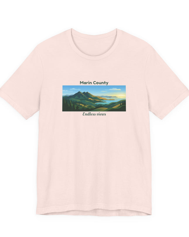 "Marin County - Endless Views" Unisex Jersey Short Sleeve Tee