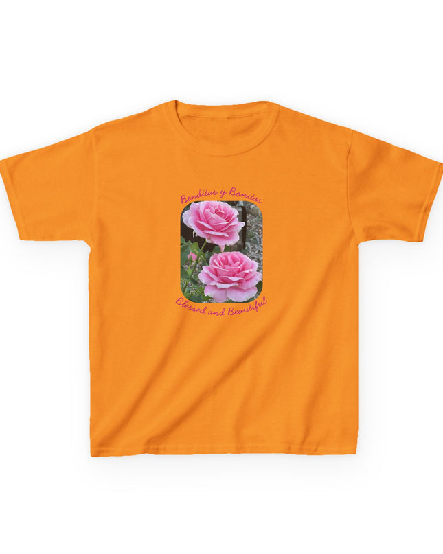 "Blessed and Beautiful" Kids Heavy Cotton Tee