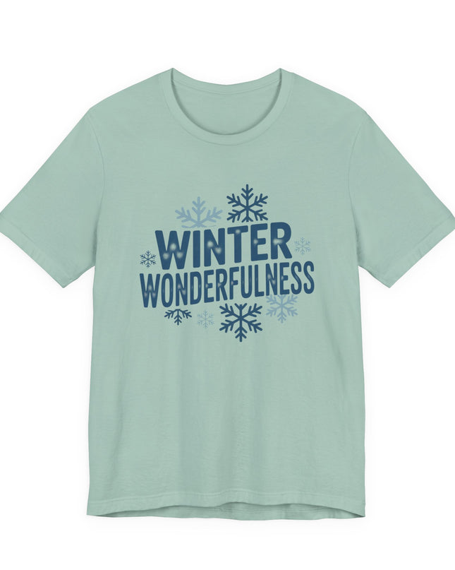 "Winter Wonderfulness" Unisex Jersey Short Sleeve Tee
