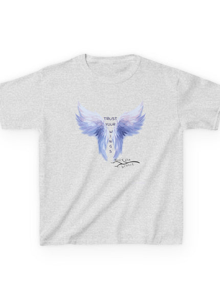 "Trust Your Wings, Not the Branch" Kids Heavy Cotton Tee