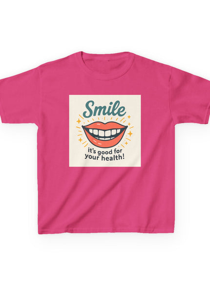"Smile" Kids Heavy Cotton Tee