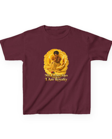 "My Father Says I am Royalty" Kids Heavy Cotton Tee