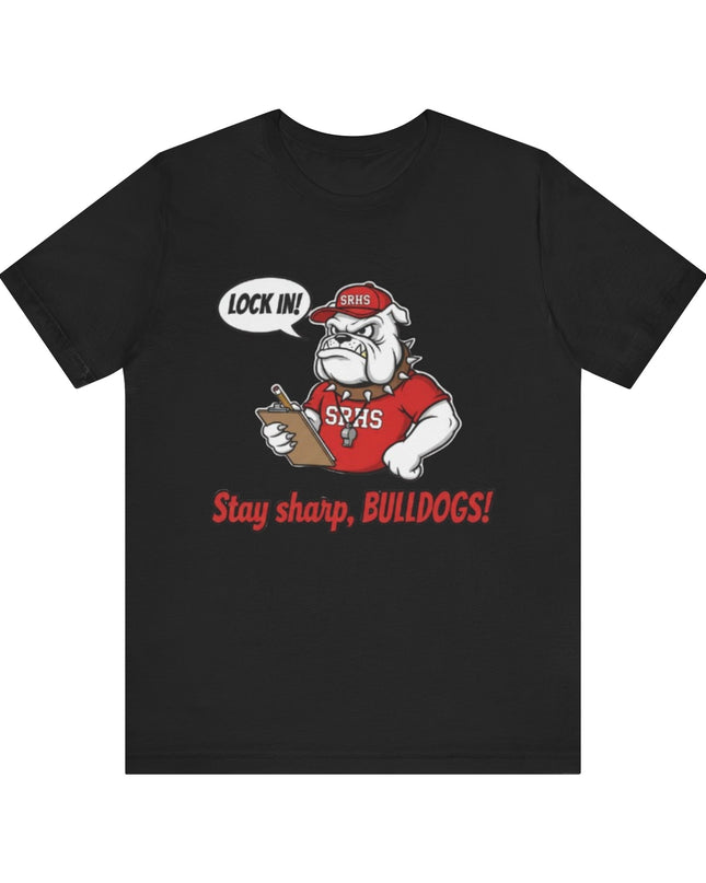 "Lock in, Stay Sharp" Unisex Jersey Short Sleeve Tee
