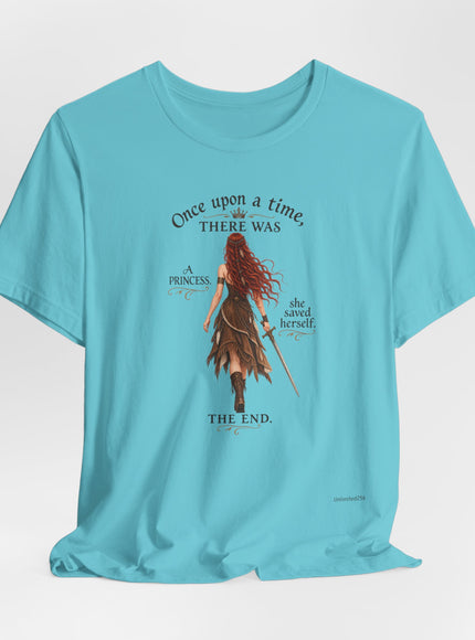"She Saved Herself V5" Unisex Jersey Short Sleeve Tee
