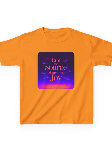"I Am the Source of my Own Joy" Kids Heavy Cotton Tee