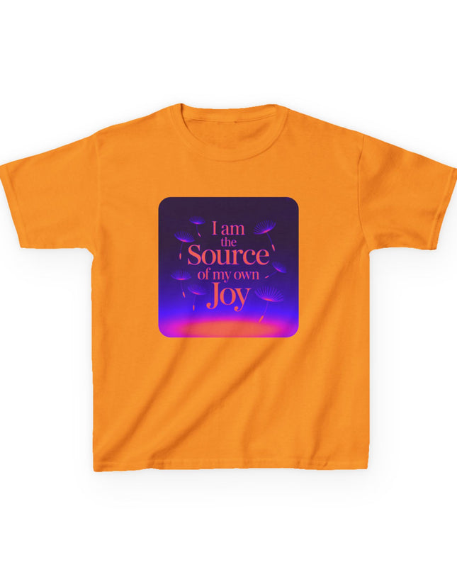"I Am the Source of my Own Joy" Kids Heavy Cotton Tee