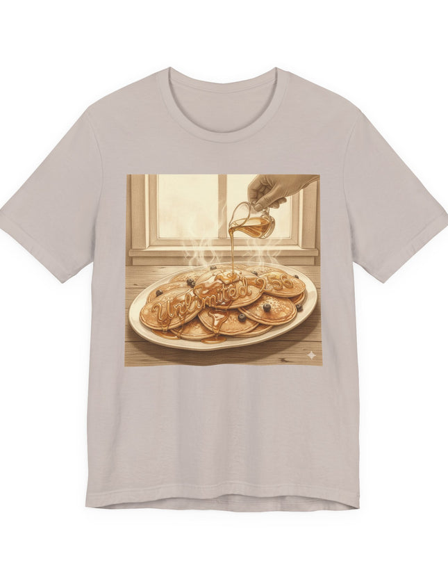 "Pancakes with Syrup" Unlimited 256 Unisex Jersey Short Sleeve Tee