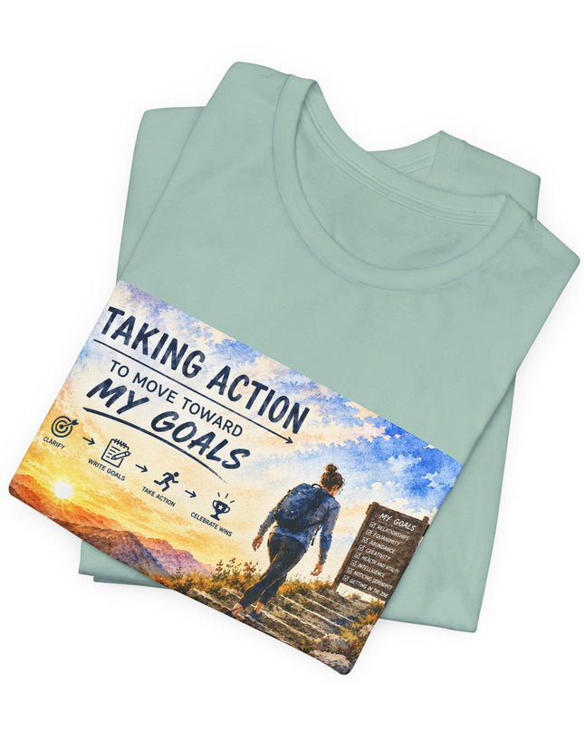 "Taking Action" Unisex Jersey Short Sleeve Tee