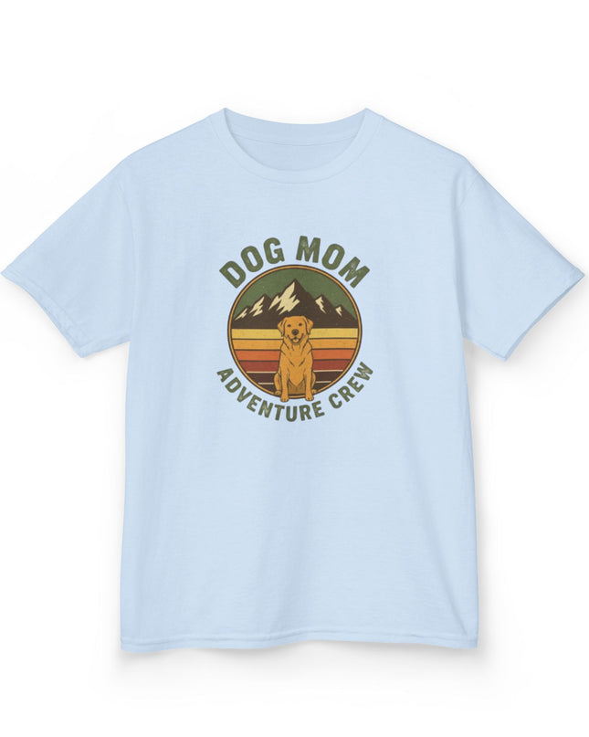 "Dog Mom Adventure Crew" Kids Heavy Cotton Tee