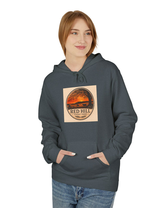 "Red Hill Sunset Farms" Unisex Midweight Softstyle Fleece Hoodie