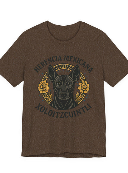 "Herencia mexicana - Xoloitzcuintli" Unisex Jersey Short Sleeve Tee