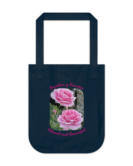 "Blessed and Beautiful" Organic Canvas Tote Bag