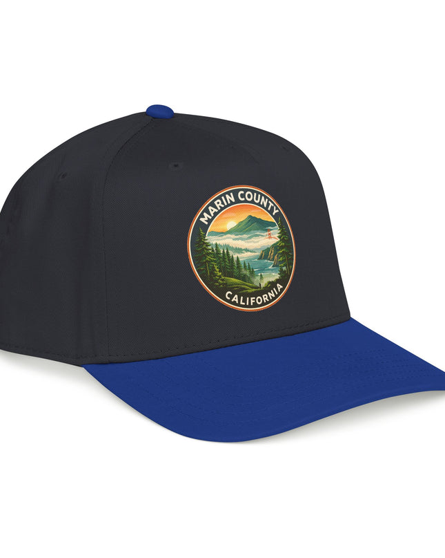 "Marin County, Above the Fog" Mid Profile Baseball Cap