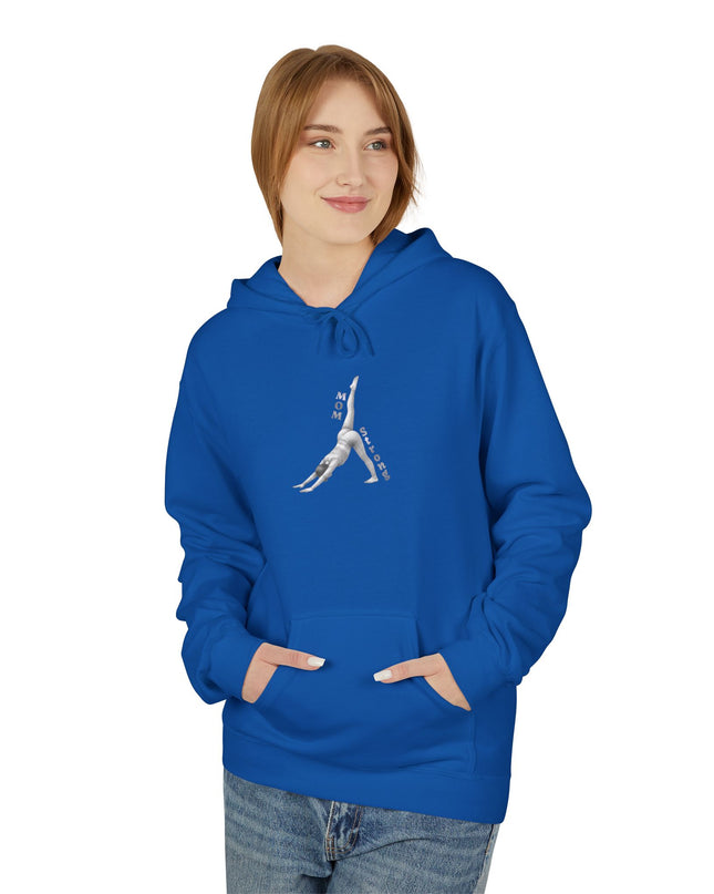 "Mom Strong Pilates" (Lighter ink on both sides) Unisex Midweight Softstyle Fleece Hoodie