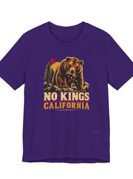 "No Kings California" Unisex Jersey Short Sleeve Tee