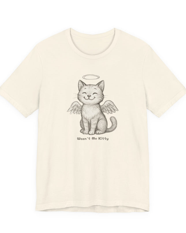 "Wasn't Me Kitty" Unisex Jersey Short Sleeve Tee