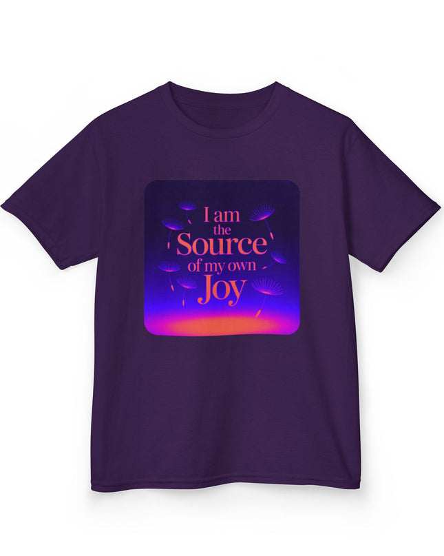 "I Am the Source of my Own Joy" Kids Heavy Cotton Tee