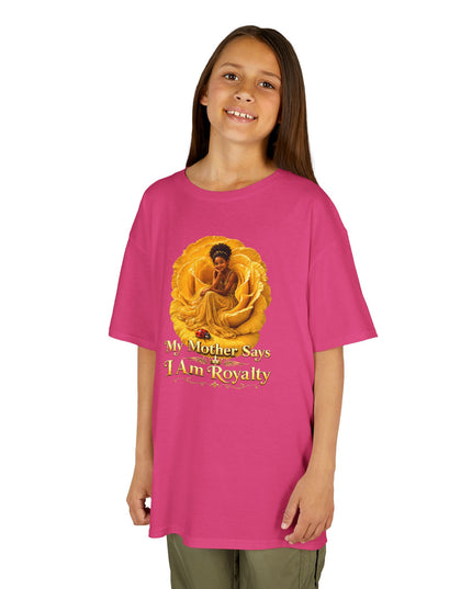 "My Mother Says I am Royalty" Kids Heavy Cotton Tee