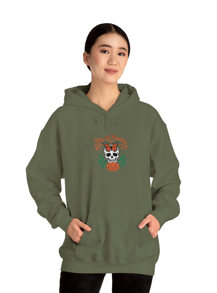 "Día de Muertos" Unisex Heavy Blend Hooded Embroidered Sweatshirt