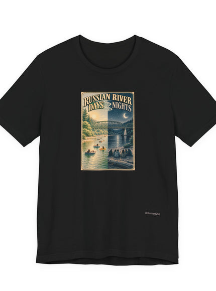 "Russian River Days, Russian River Nights" Unisex Jersey Short Sleeve Tee
