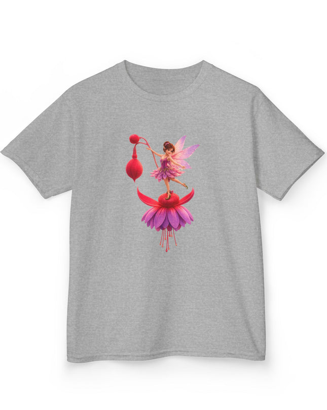 "Fuchsia Fairy" Kids Heavy Cotton Tee