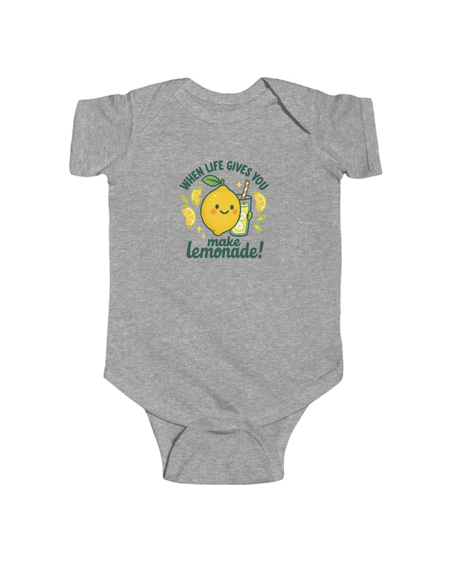 "When Life Gives You Lemons, Make Lemonade" Infant Fine Jersey Bodysuit