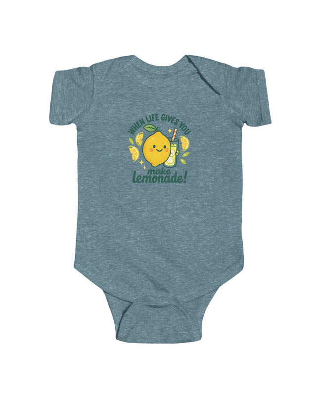 "When Life Gives You Lemons, Make Lemonade" Infant Fine Jersey Bodysuit