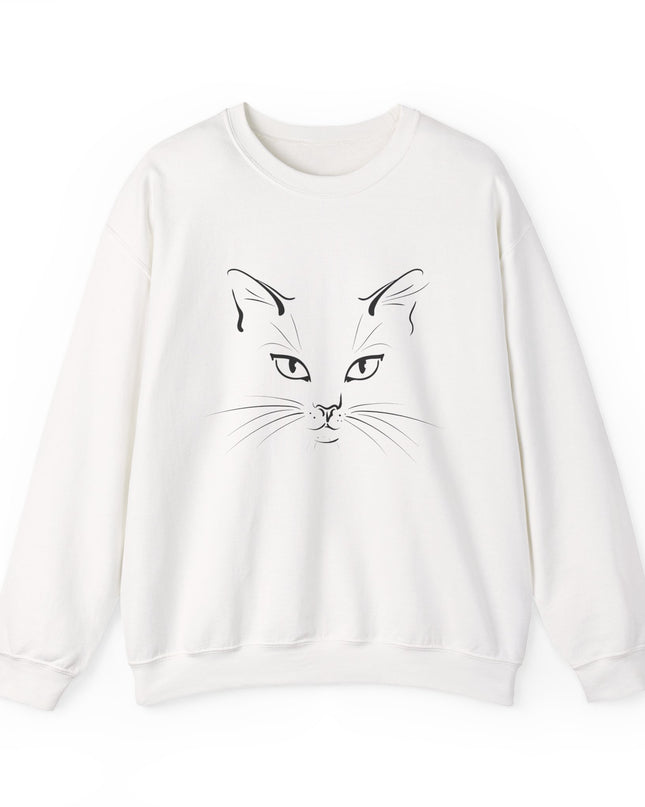 "Cat Face Sketch" Unisex Adult Sweatshirt