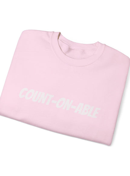 "Count-on-able" Unisex Adult Sweatshirt