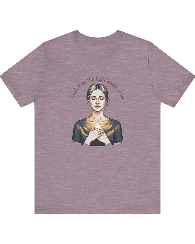 "Guided by the Light inside of Me" Unisex Jersey Short Sleeve Tee
