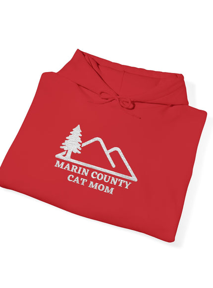 "Marin County Cat Mom" Unisex Heavy Blend Hooded Sweatshirt