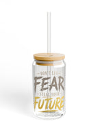 With lid and straw / 16oz