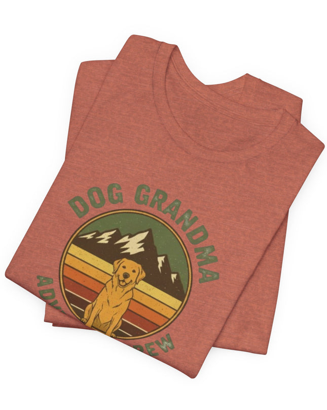 "Dog Grandma Adventure Crew" Unisex Jersey Short Sleeve Tee