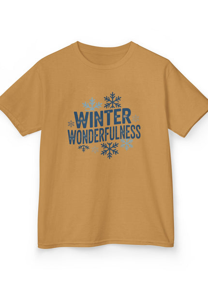 "Winter Wonderfulness" Kids Heavy Cotton Tee