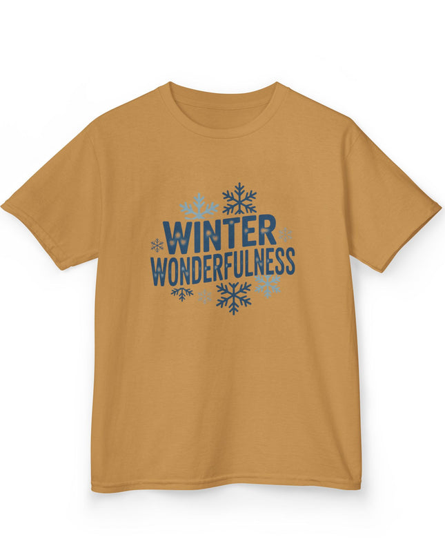 "Winter Wonderfulness" Kids Heavy Cotton Tee