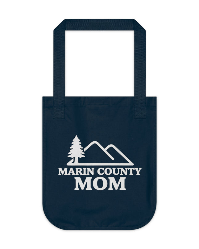 "Marin County Mom" Organic Canvas Tote Bag