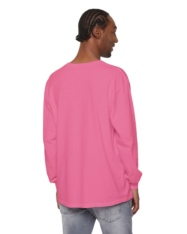 "Stop Feeding What Doesn't Serve You" Unisex Garment-dyed Long Sleeve T-Shirt