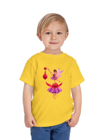 "Fuchsia Fairy" Toddler Short Sleeve Tee