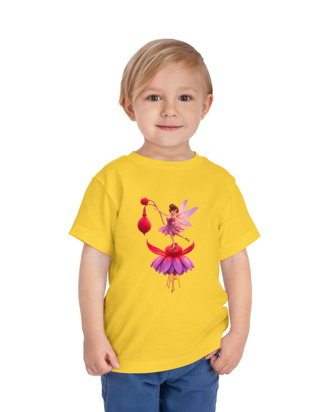 "Fuchsia Fairy" Toddler Short Sleeve Tee