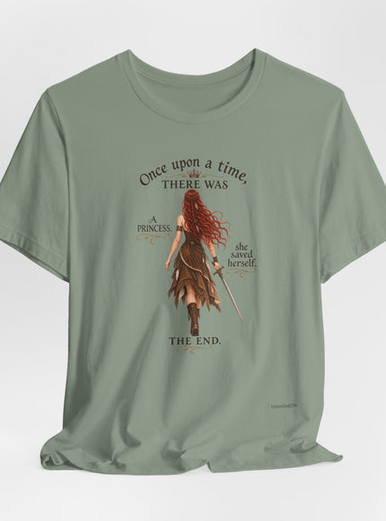 "She Saved Herself V5" Unisex Jersey Short Sleeve Tee
