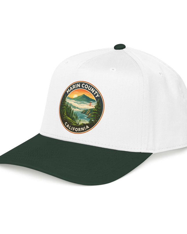 "Marin County, Above the Fog" Mid Profile Baseball Cap