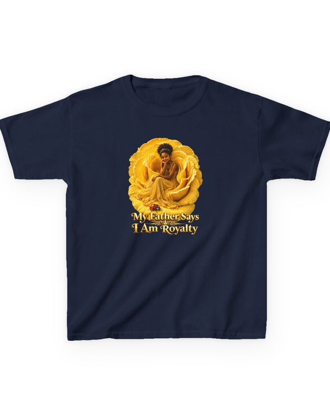 "My Father Says I am Royalty" Kids Heavy Cotton Tee