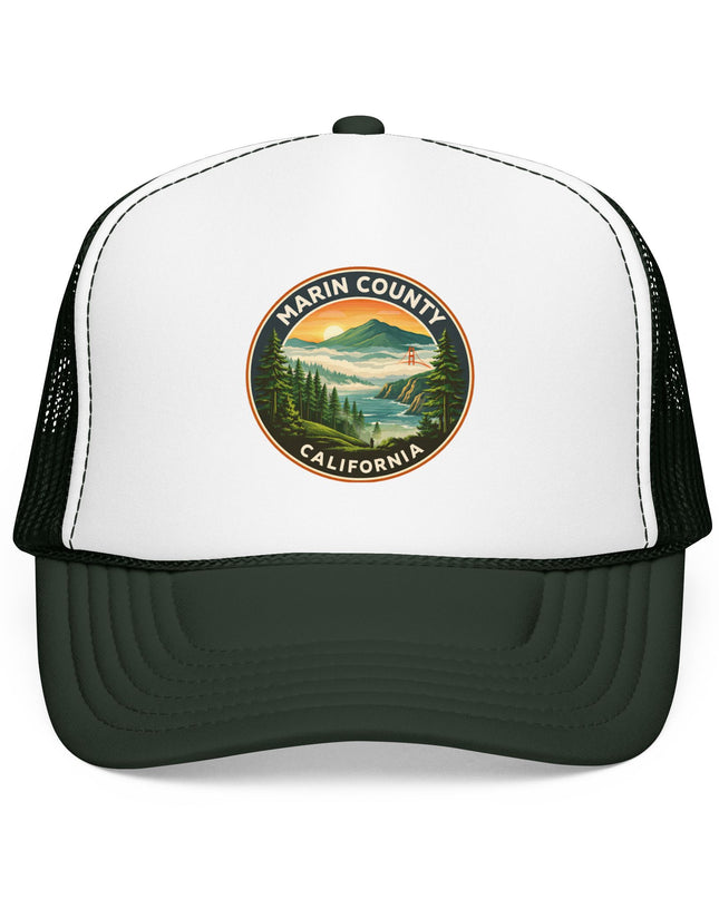 "Marin County, Above the Fog" Foam Trucker Hat