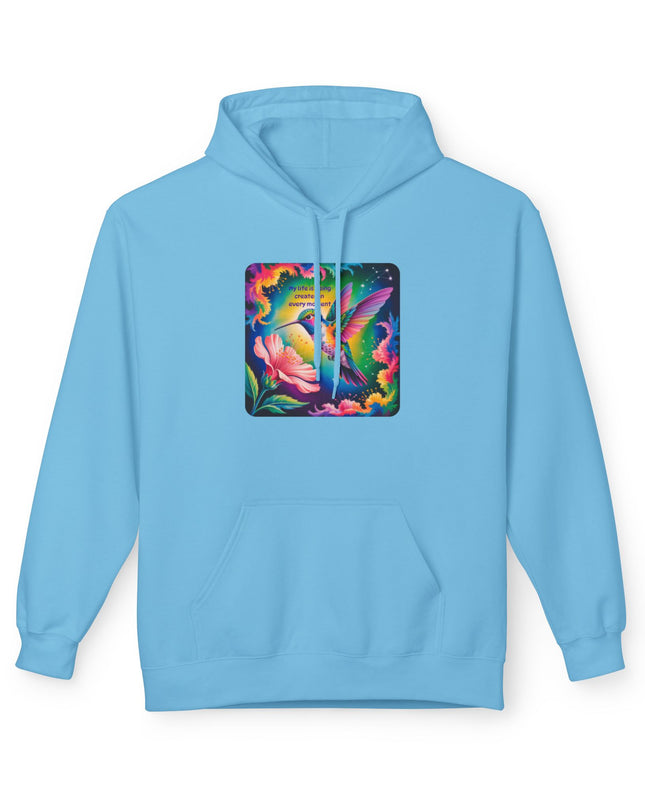 "My Life is Being Created in Every Moment" Unisex Midweight Softstyle Fleece Hoodie
