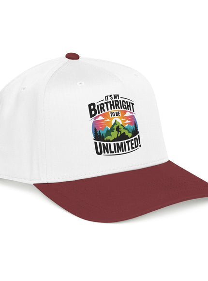 "It's my Birthright to be Unlimited" Mid Profile Baseball Cap
