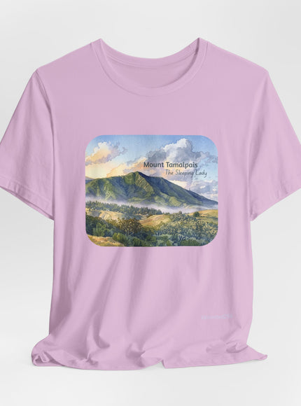 "Mount Tamalpais, the Sleeping Lady" Unisex Jersey Short Sleeve Tee
