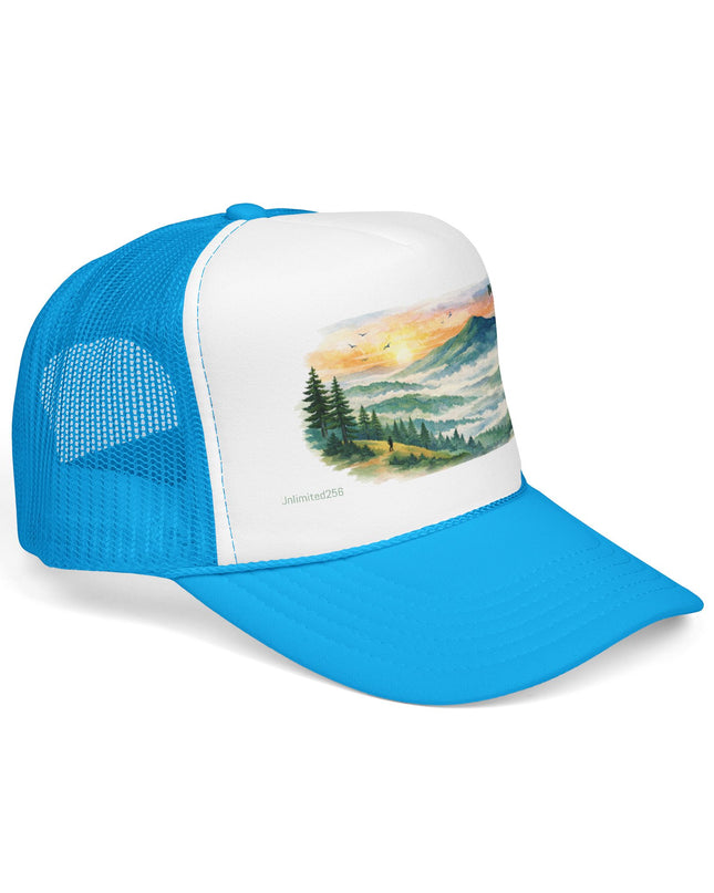 "Marin County, Where the Hills Meet the Sky" Foam Trucker Hat